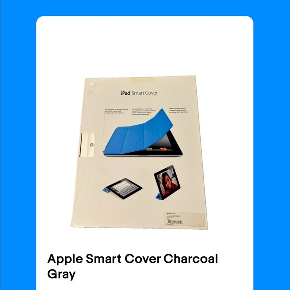 Apple Smart Cover Charcoal Gray - Picture 2 of 3